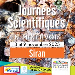 Visuel des journées scientifiques en minervois, 9e édition- 2025