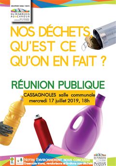 réunion publique à Cassagnoles