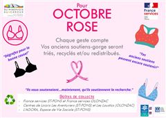 Pour Octobre rose, la Comcom Minervois Caroux organise une collecte de soutiens-gorge